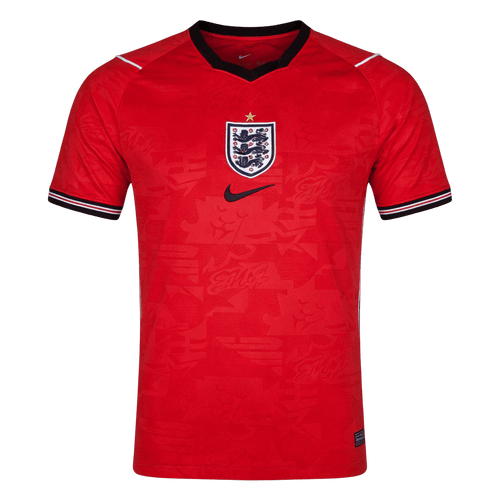 Maillot Angleterre Extérieur 2026 - flat lay rouge