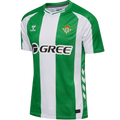 Maillot Real Betis Domicile 2025/26 - flat lay vert blanc