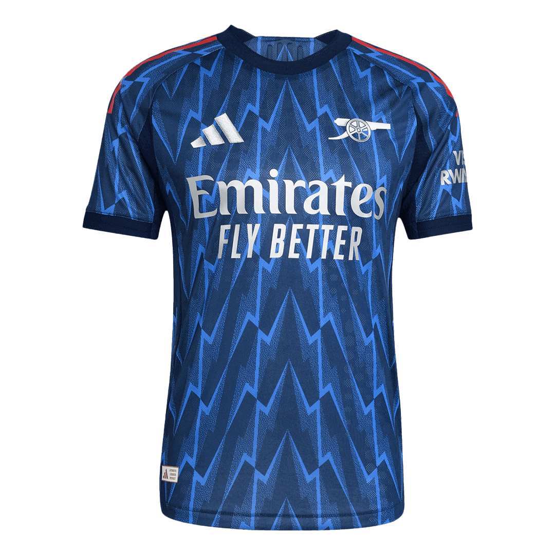 Maillot Arsenal Extérieur Joueur 2025/26 bleu