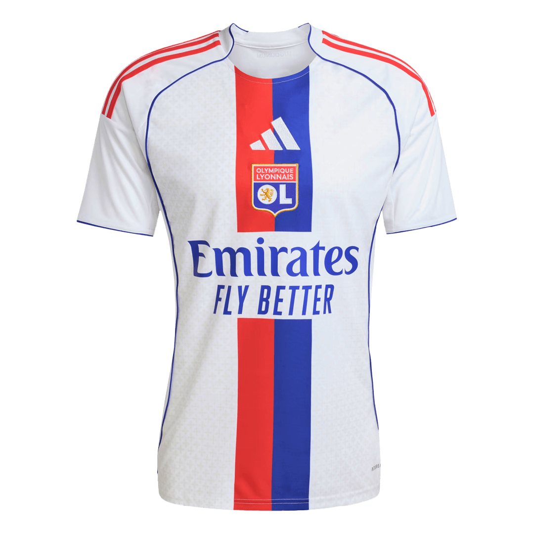 Maillot Olympique Lyonnais Domicile 2025/26 - flat lay