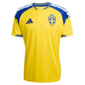 Maillot Suède Domicile 2026 - flat lay jaune