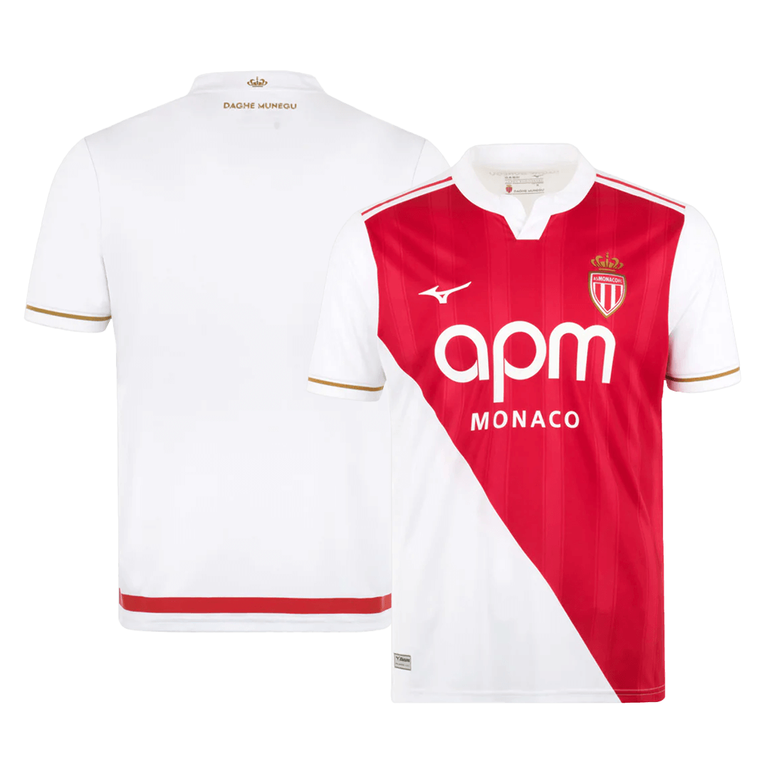 Maillot AS Monaco Domicile 2025/26 - flat lay