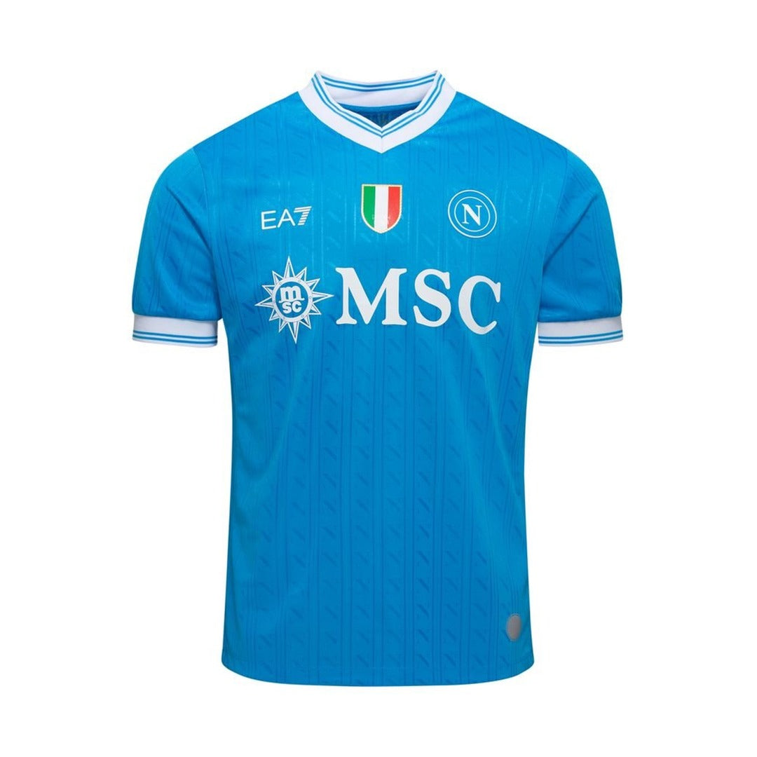 Maillot Napoli domicile flat lay
