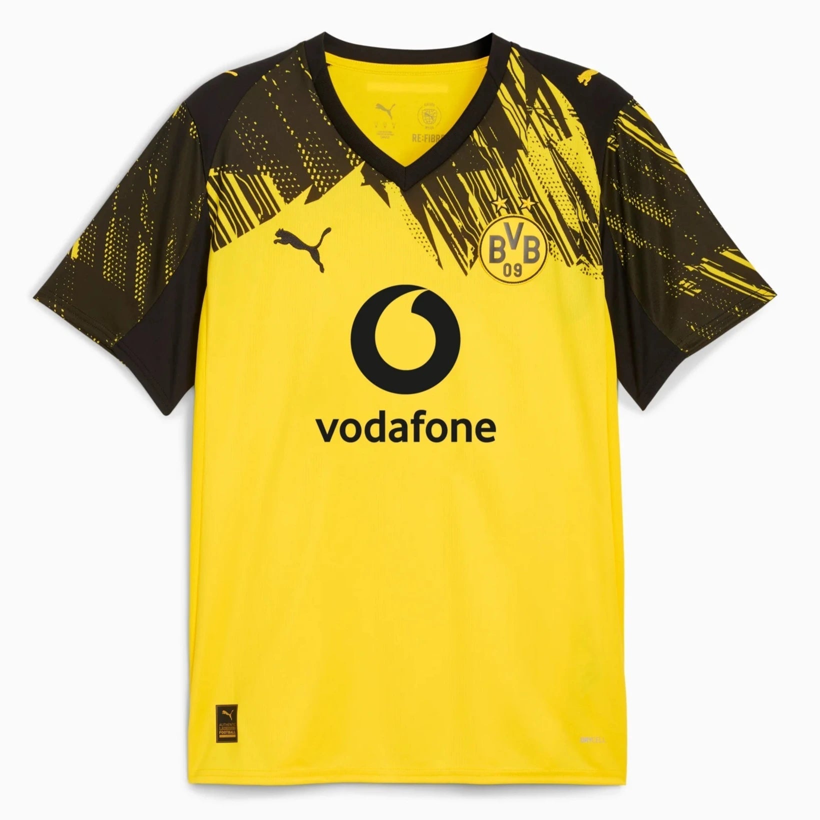 Maillot Borussia Dortmund Domicile 2025/26 - flat lay jaune