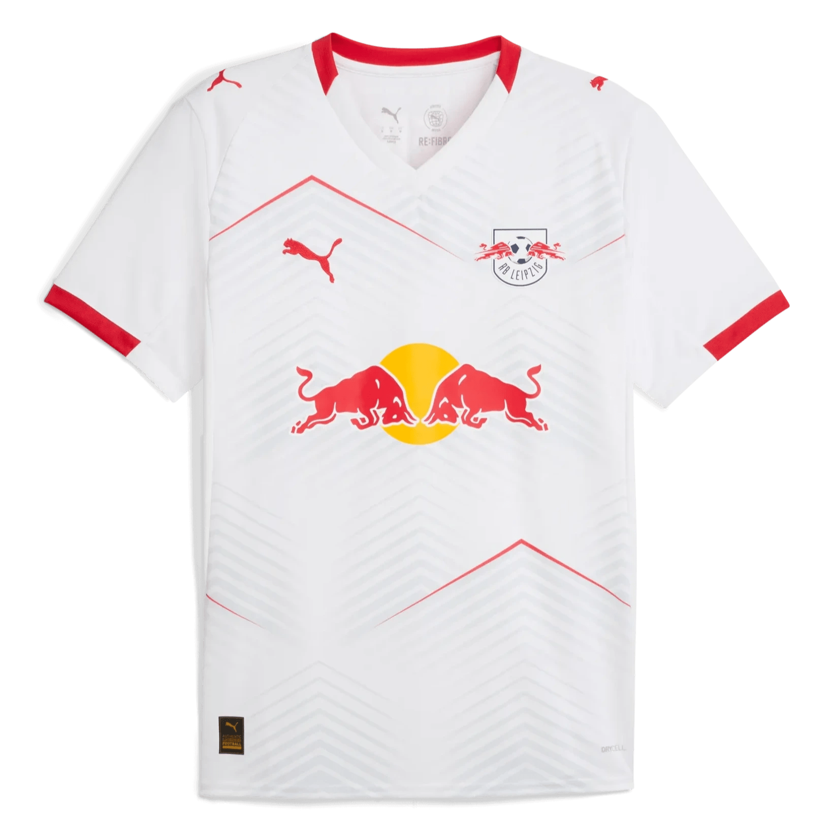 Maillot RB Leipzig Domicile 2025/26 - flat lay blanc
